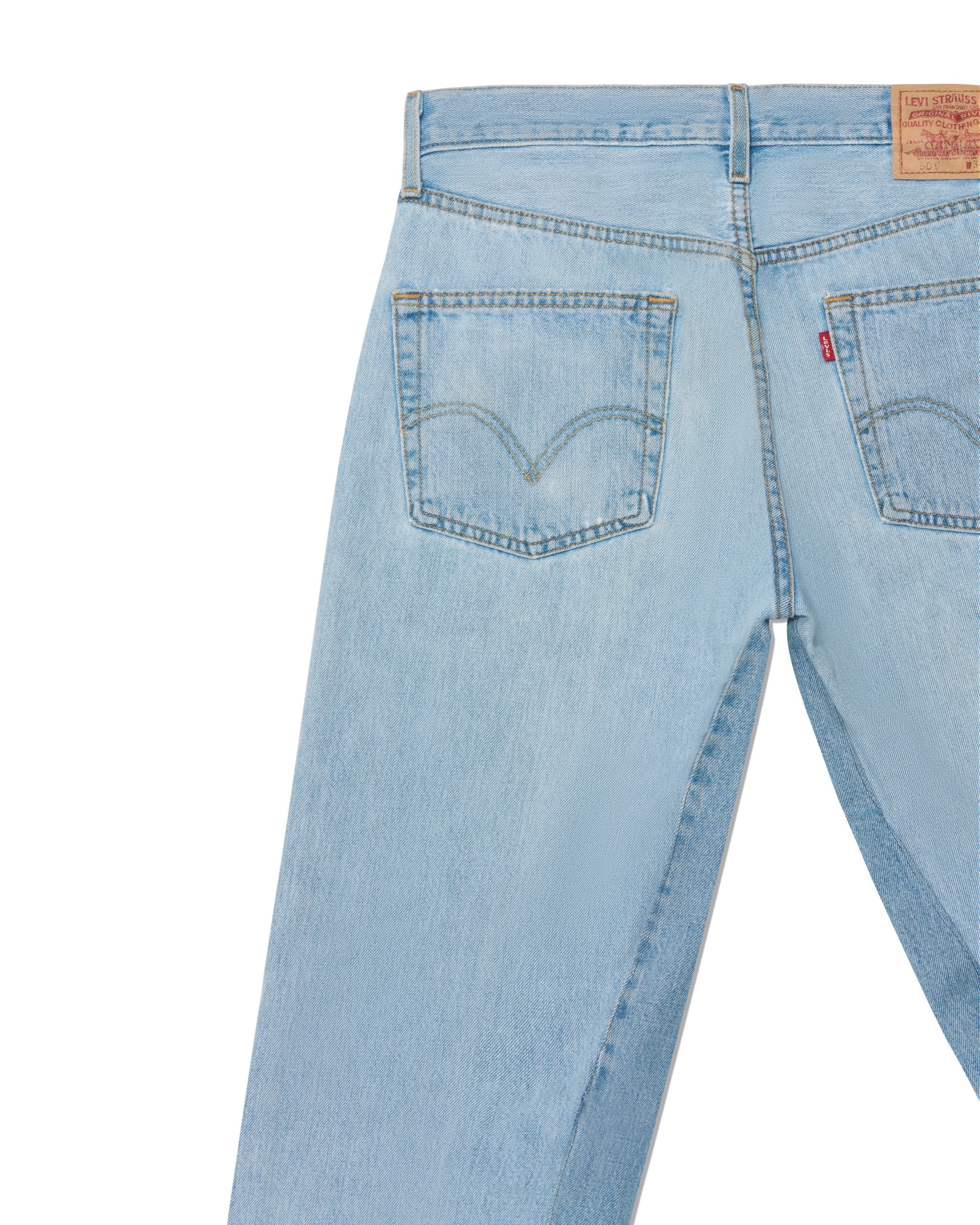 Barriers Cowrie Aged Denim Pants - Image 5