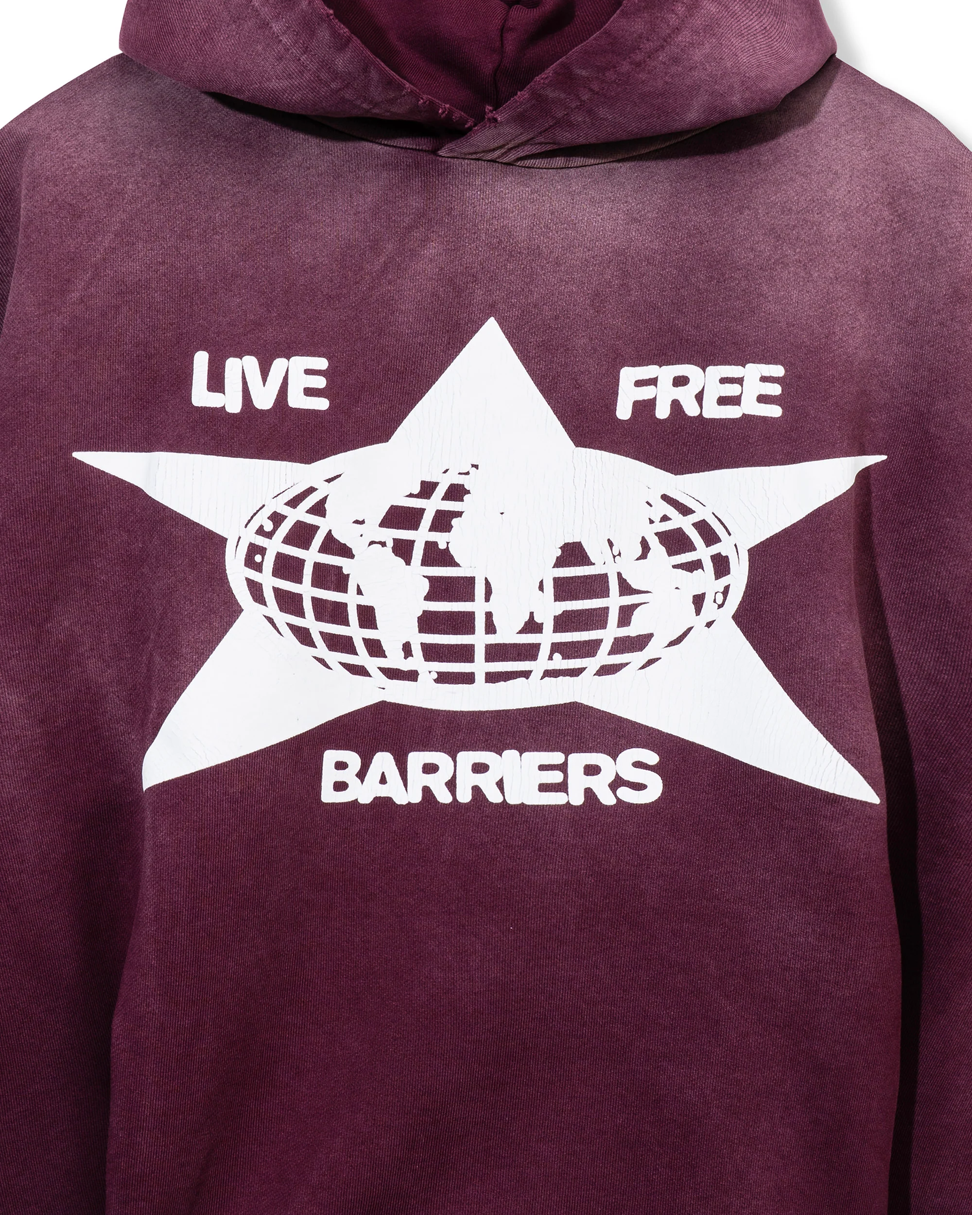 Barriers Cowrie Maroon Hoodie - Image 3
