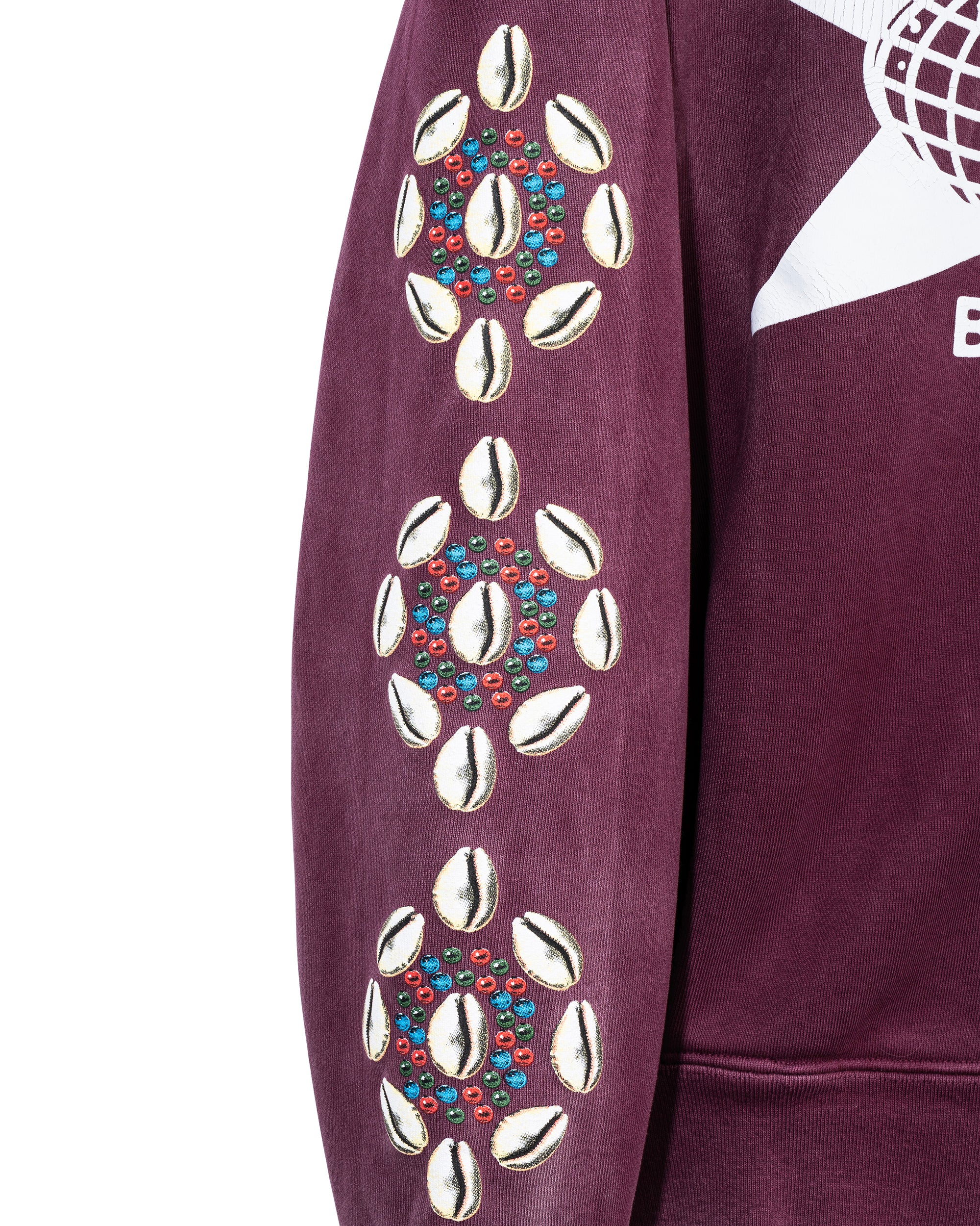 Barriers Cowrie Maroon Hoodie - Image 4