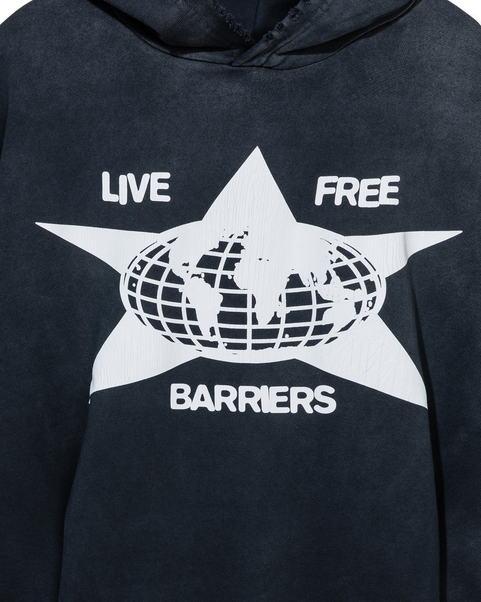 Barriers Cowrie Vintage Black Hoodie - Image 4
