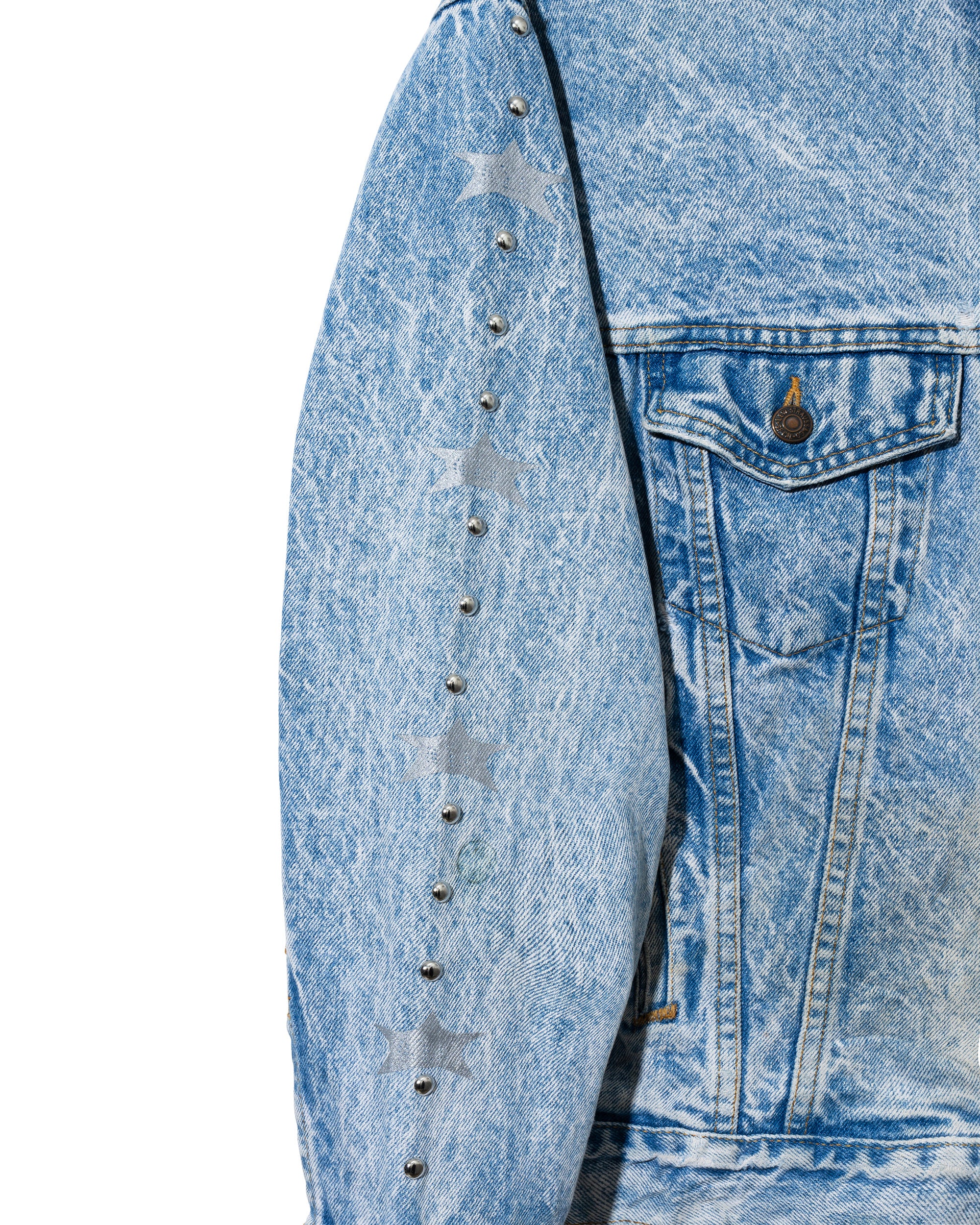 Denim Studded Jacket - Image 3