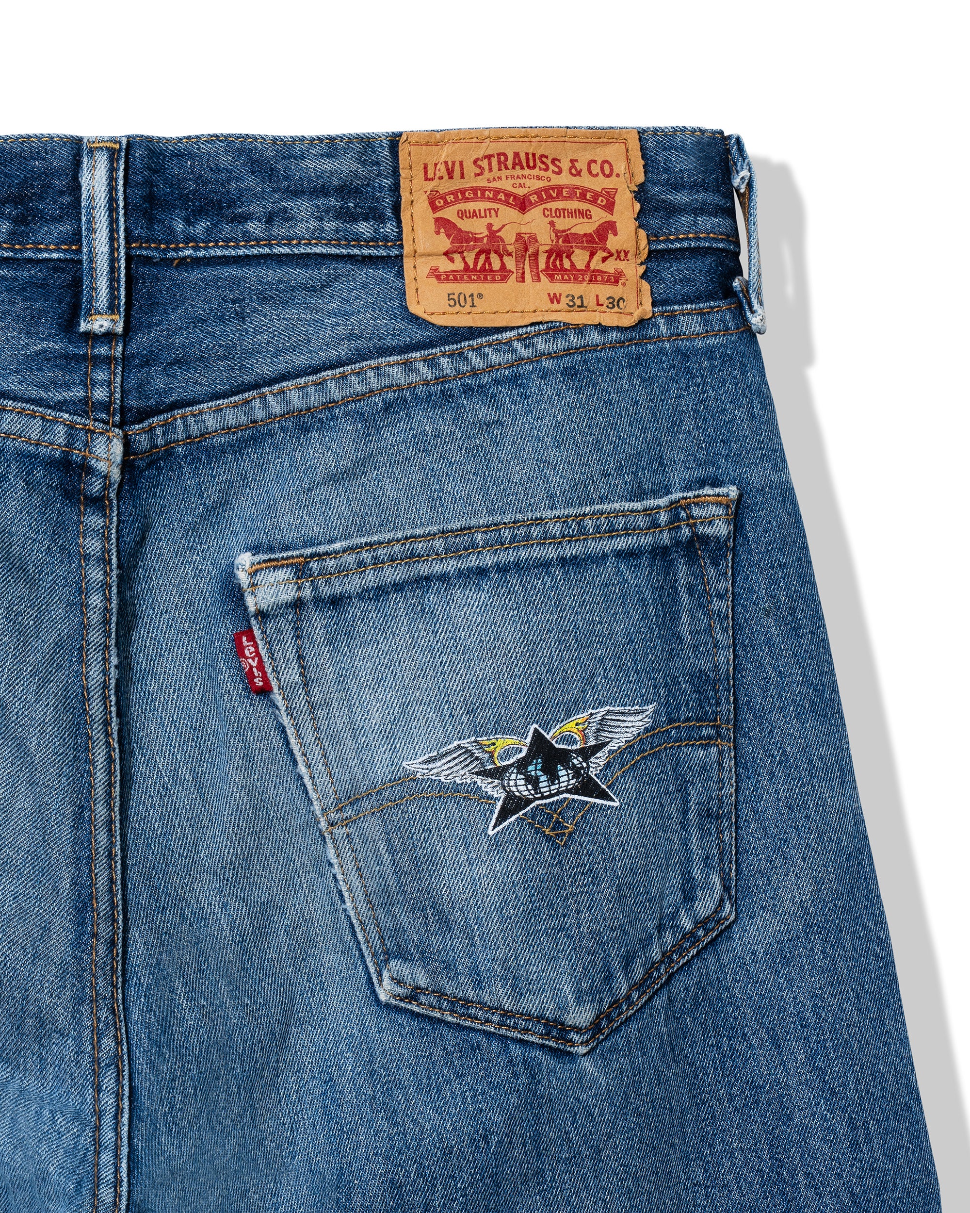 Denim Studded Jeans - Image 4