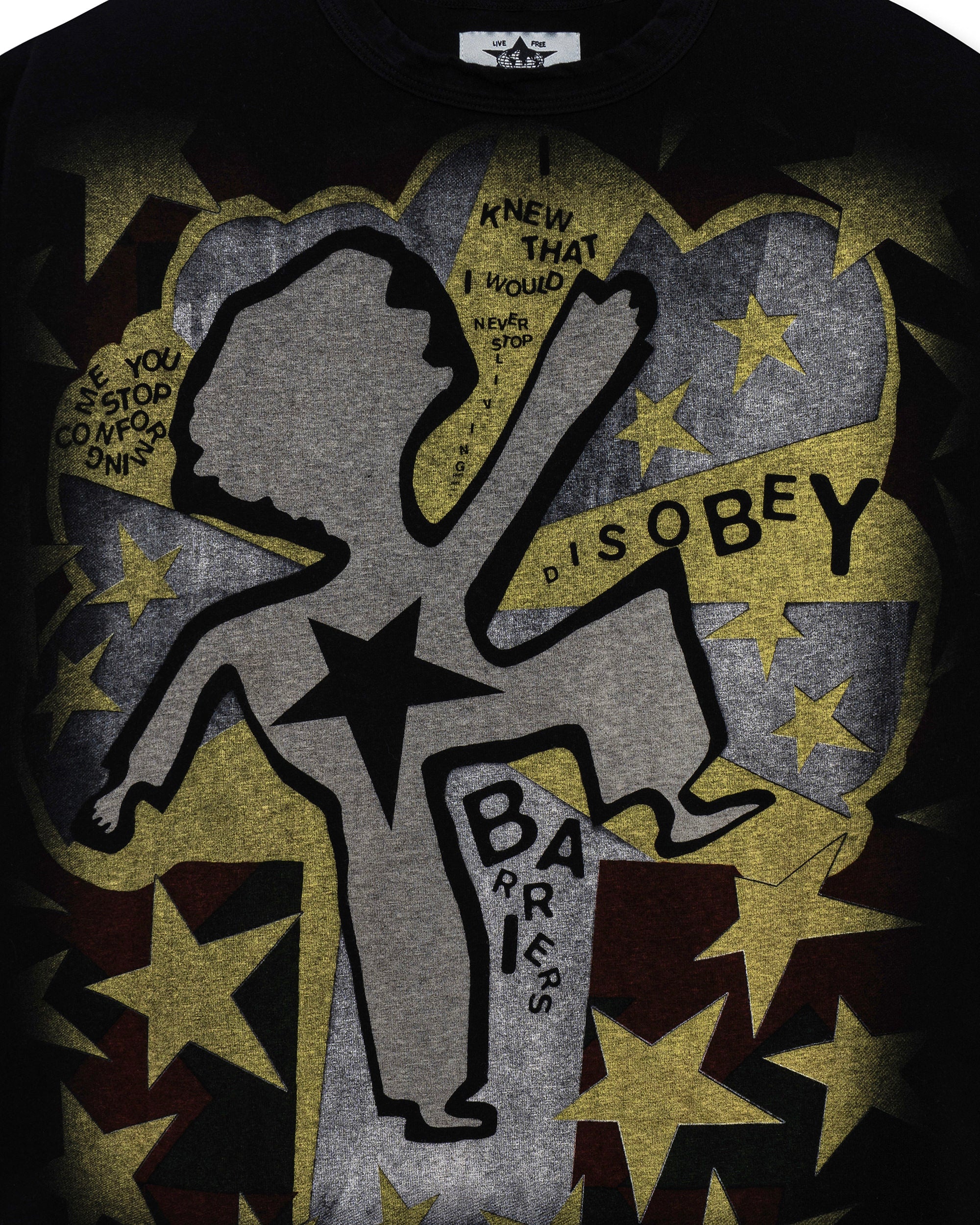 Disobey SS Tee - Black - Image 3