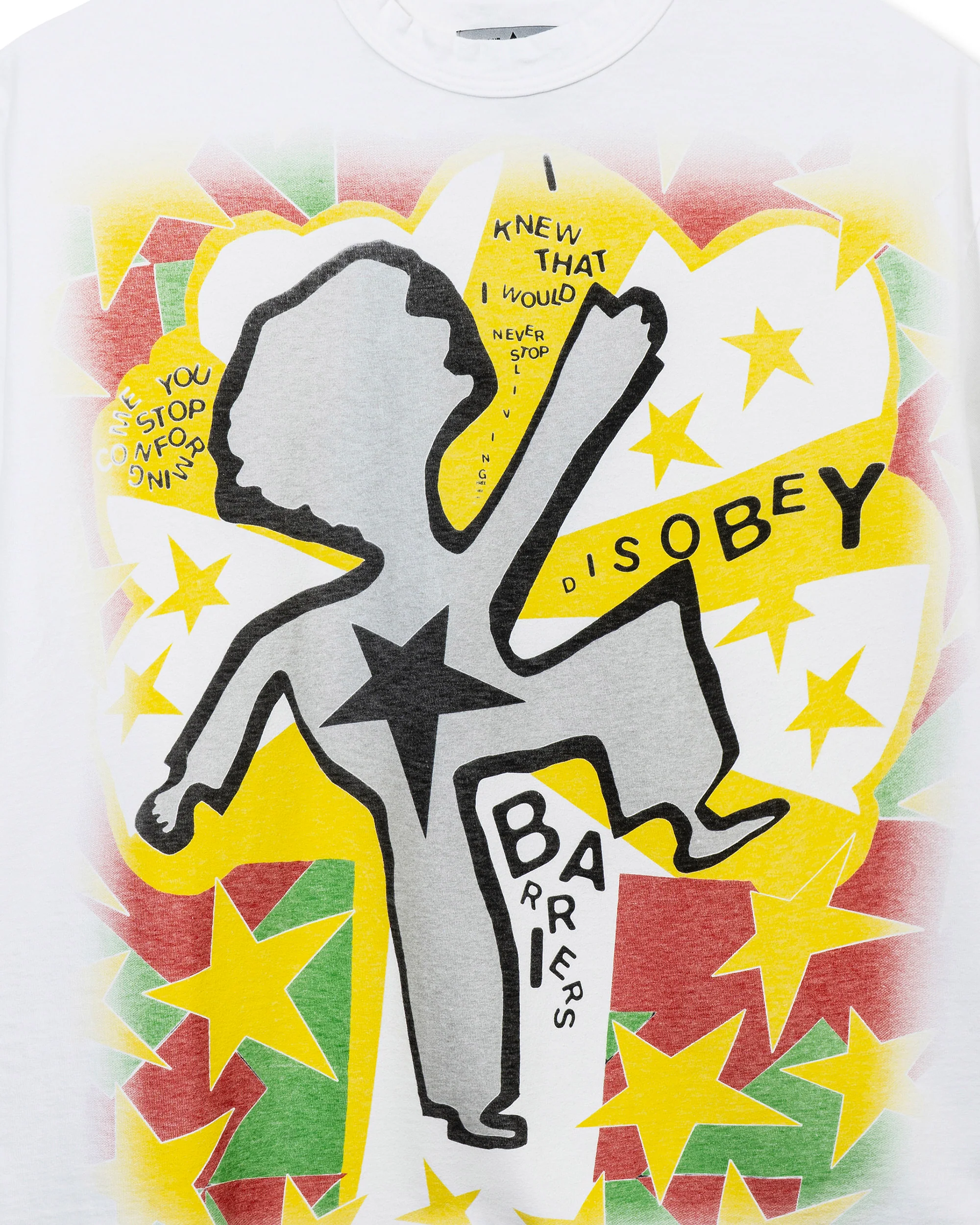 Disobey SS Tee - White - Image 3