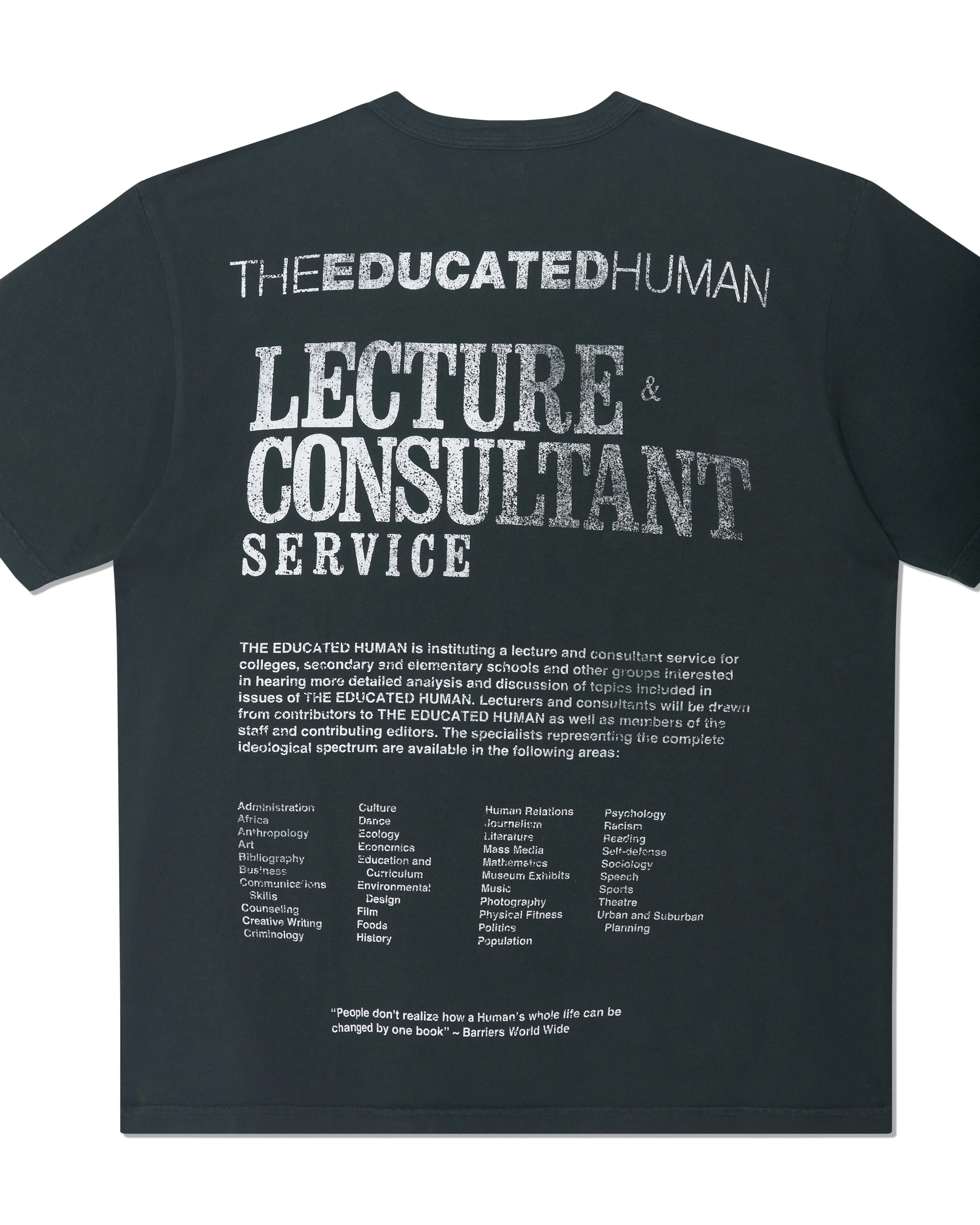 Educated Human Aged Tee - Image 3