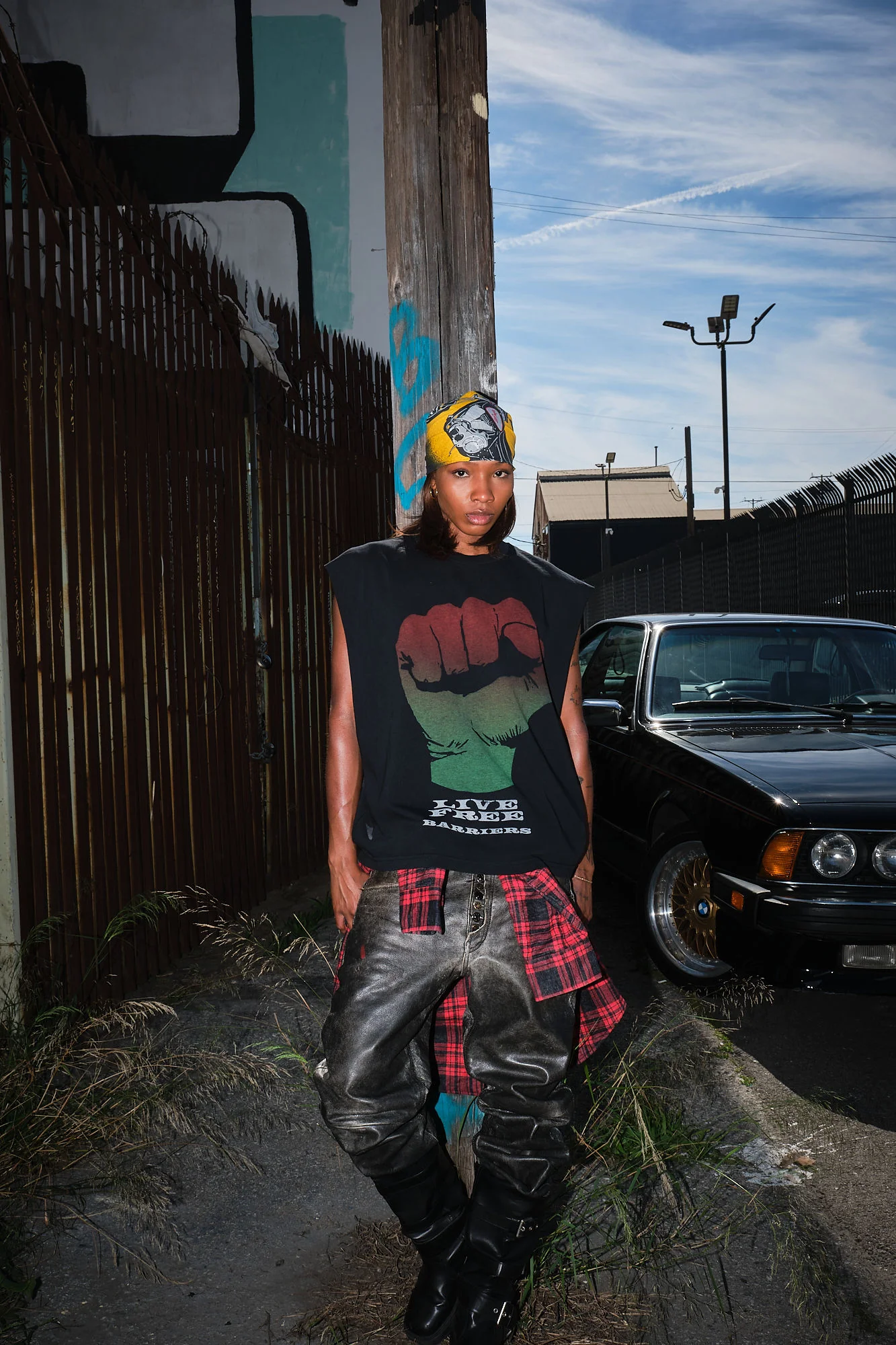 Fist Sleeveless Tee - Image 5