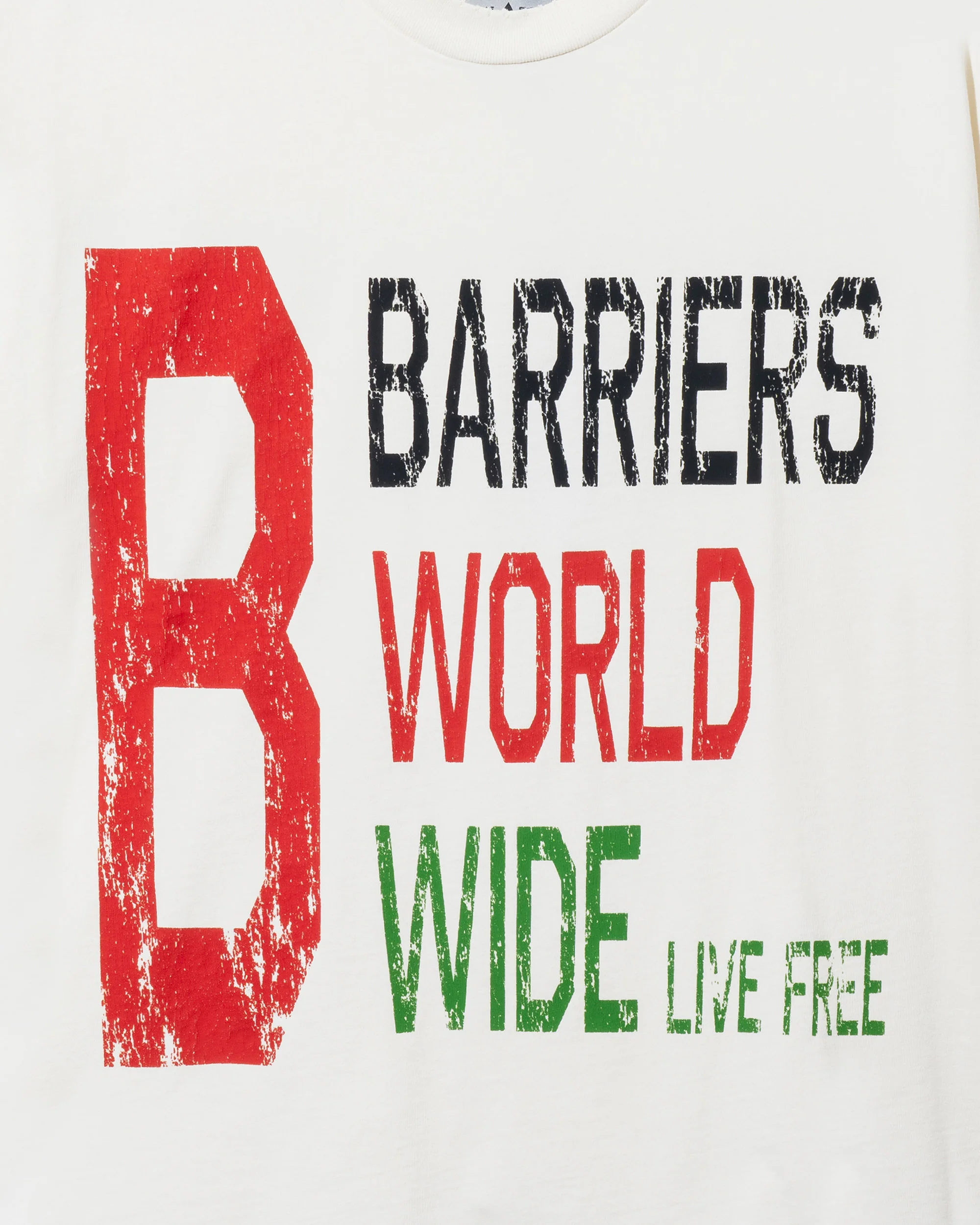 Flag SS Tee - Cream - Image 3