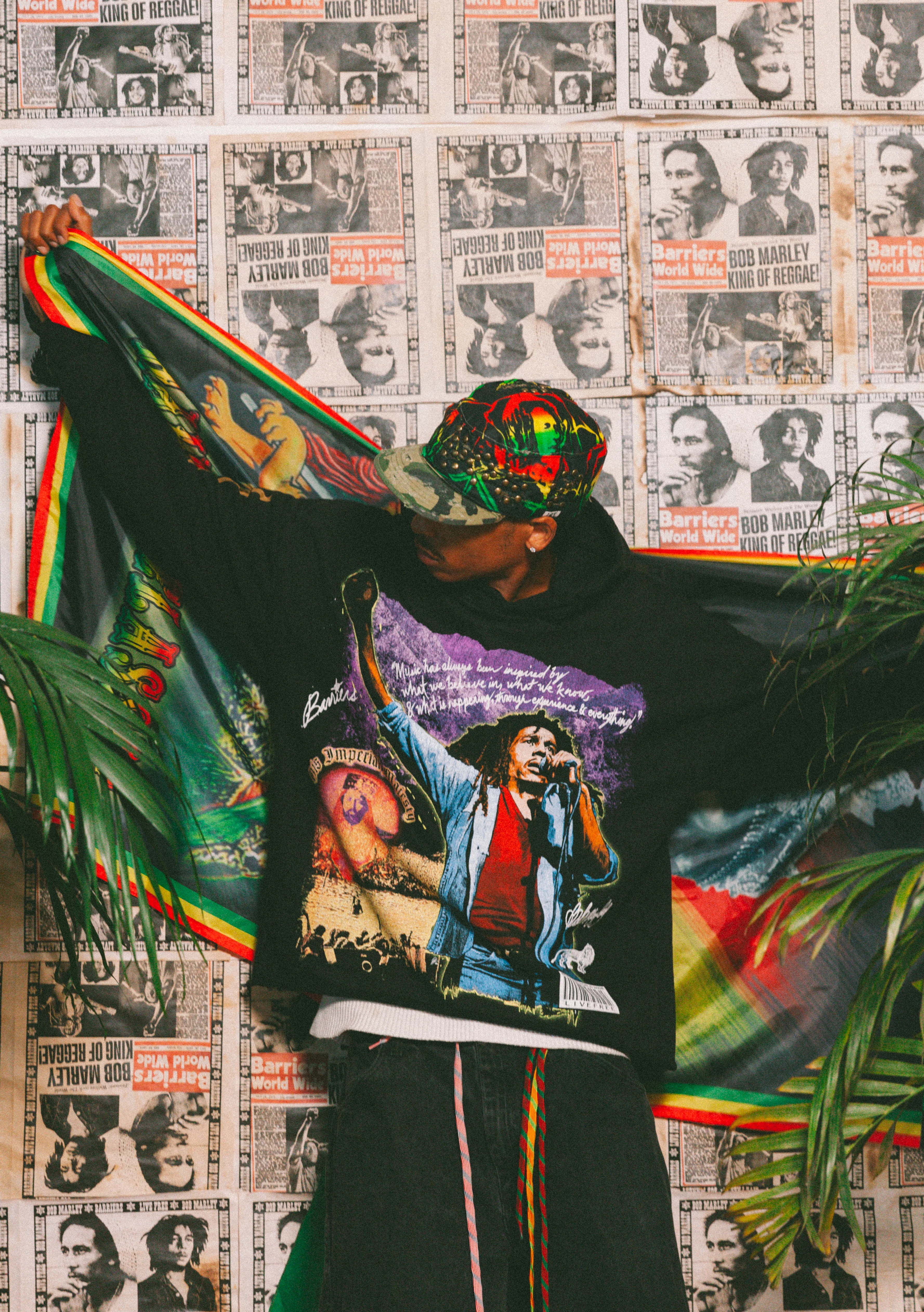 H.I.M RAW EDGE HOODIE - Image 3