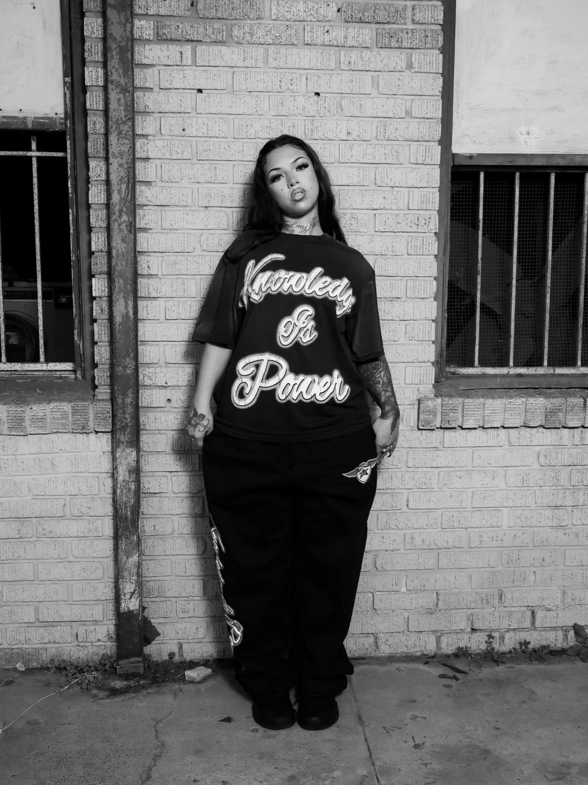 Knowledge is Power Vintage Ringer Tee - Image 3