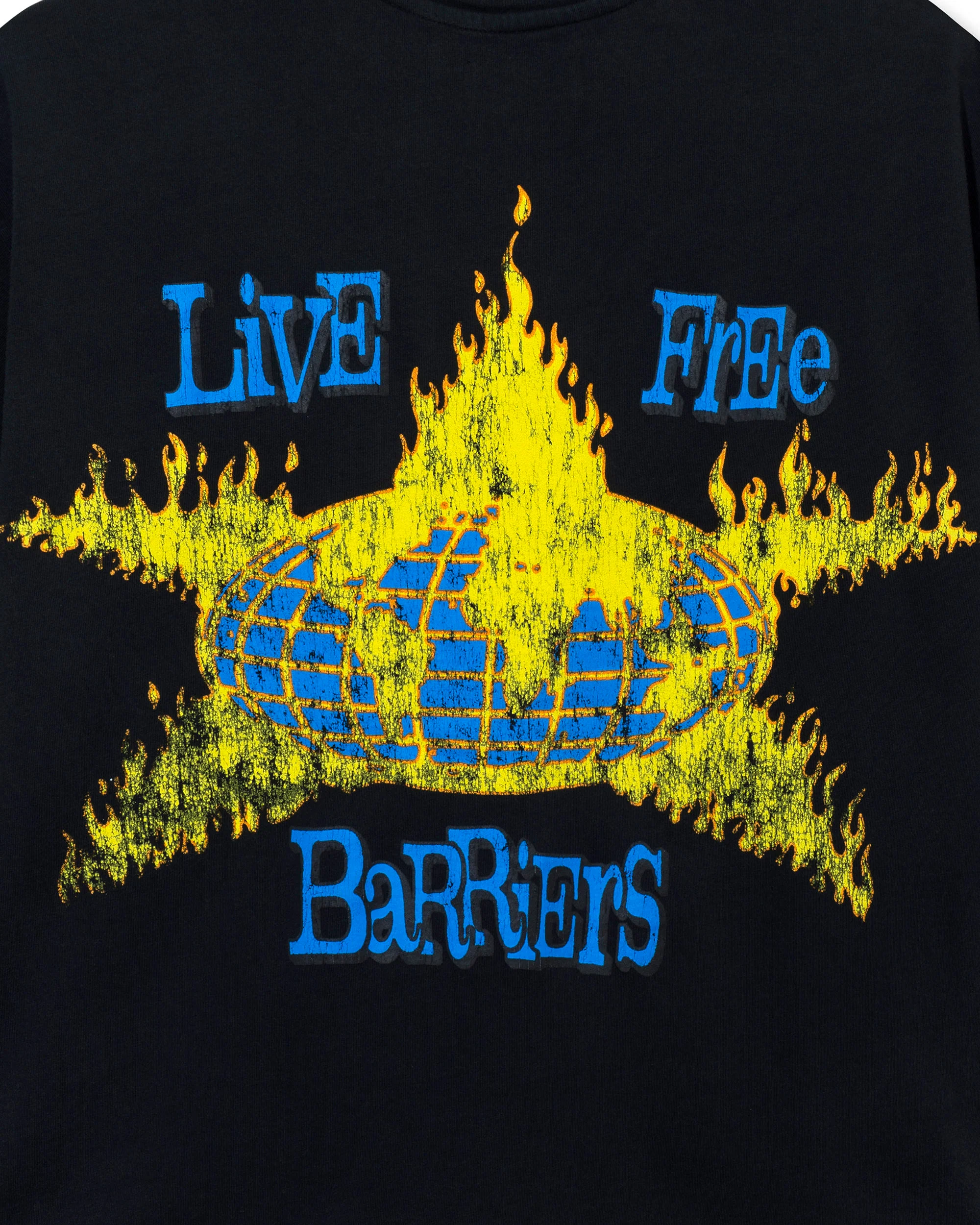 World In Flames SS Tee - Black - Image 4