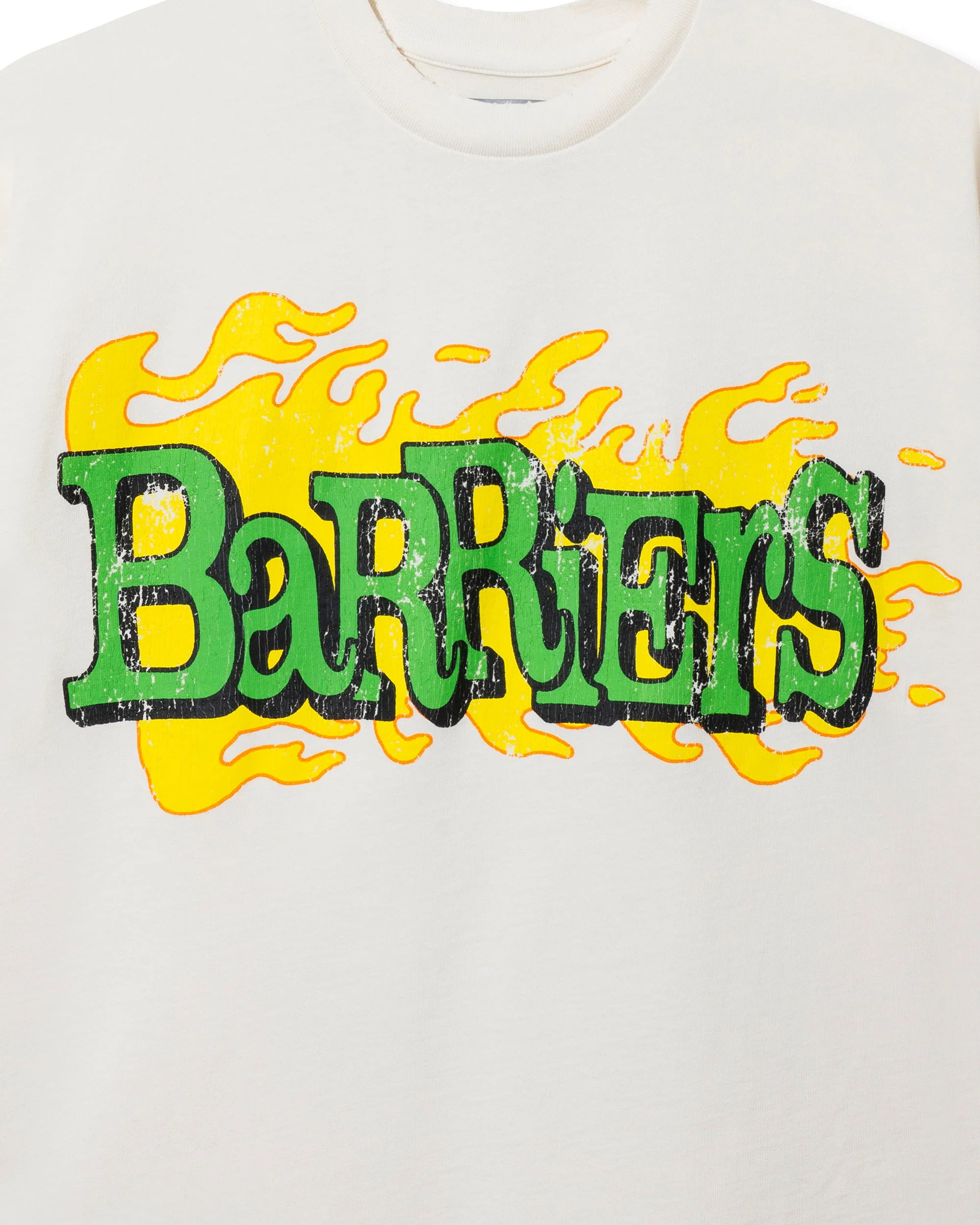 World In Flames SS Tee - Off White - Image 3